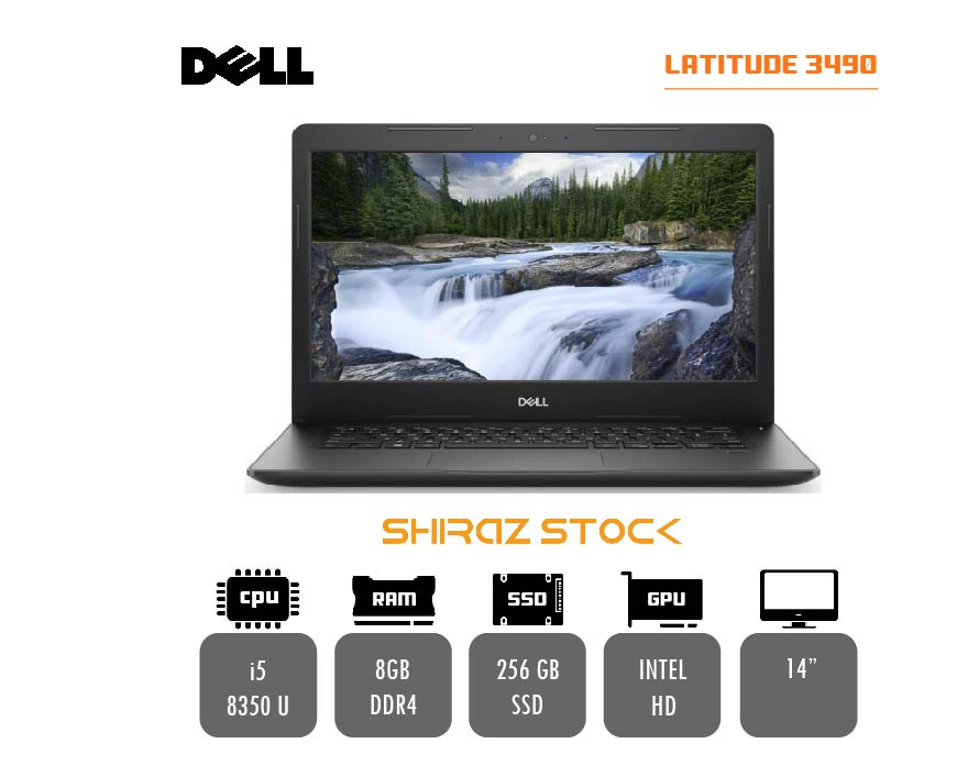 لپ تاپ استوک "DELL Latitude 3490 | i5-8250U | 8GB-DDR4 | 256GB-SSDm.2 | 14 لپ تاپ استوک "DELL Latitude 3490 | i5-8250U | 8GB-DDR4 | 256GB-SSDm.2 | 14