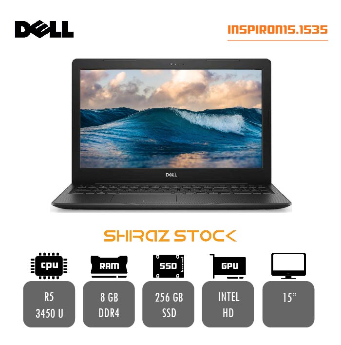 لپ تاپ استوک "DELL INSPIRON15 1535| R5-3450U | 8GB-DDR4 | 256GB-SSDm.2 | 15 لپ تاپ استوک "DELL INSPIRON15 1535| R5-3450U | 8GB-DDR4 | 256GB-SSDm.2 | 15